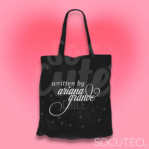 TOTE BAG WRITTEN BY ARIANA