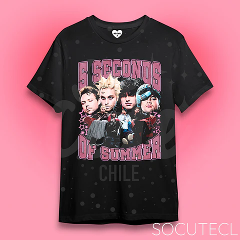 POLERA 5SOS GLITTER