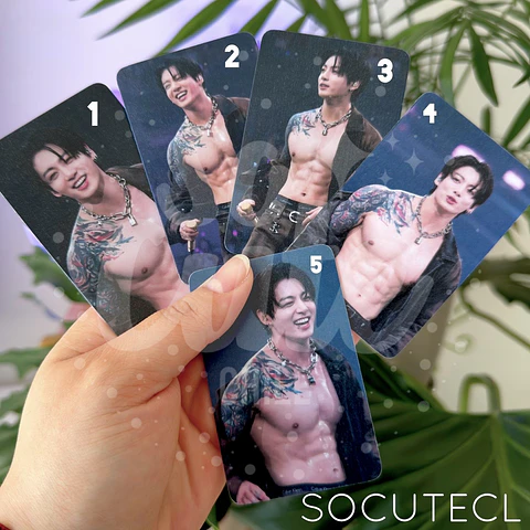 Photocards BTS: Jungkook Encuerado 🔥