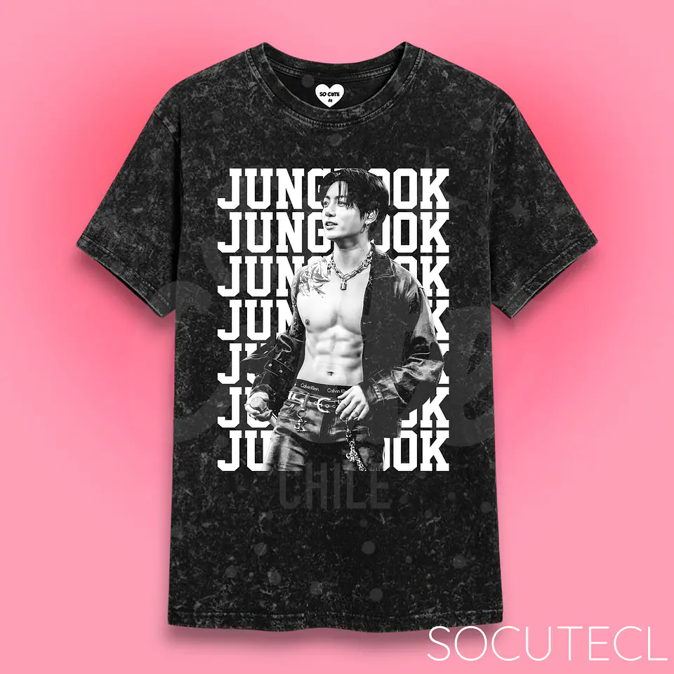 POLERA JUNGKOOK ENCUERADO 🔥 BTS 3