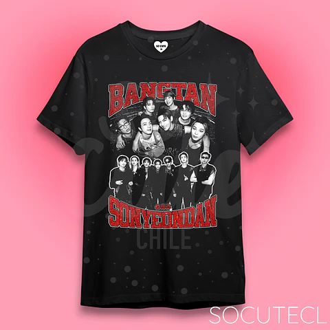 POLERA BANGTAN SONYEONDAN GLITTER