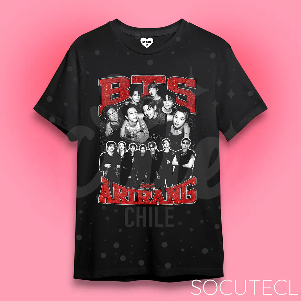 POLERA BTS ARIRANG GLITTER 1