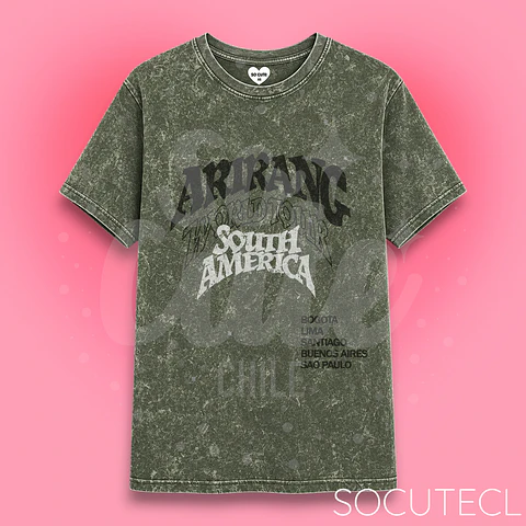 POLERA BTS ARIRANG WORLD TOUR SOUTH AMERICA