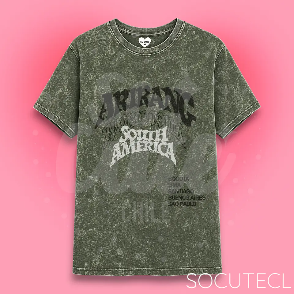 POLERA BTS ARIRANG WORLD TOUR SOUTH AMERICA 1