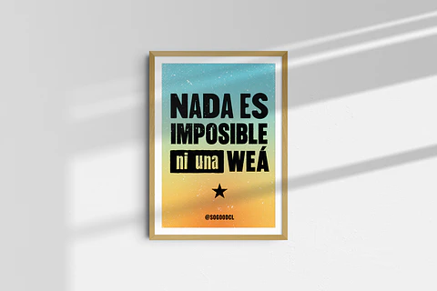 Nada es imposible - Poster