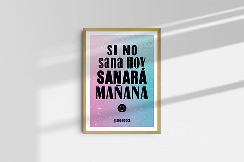 Si no sana hoy - Poster