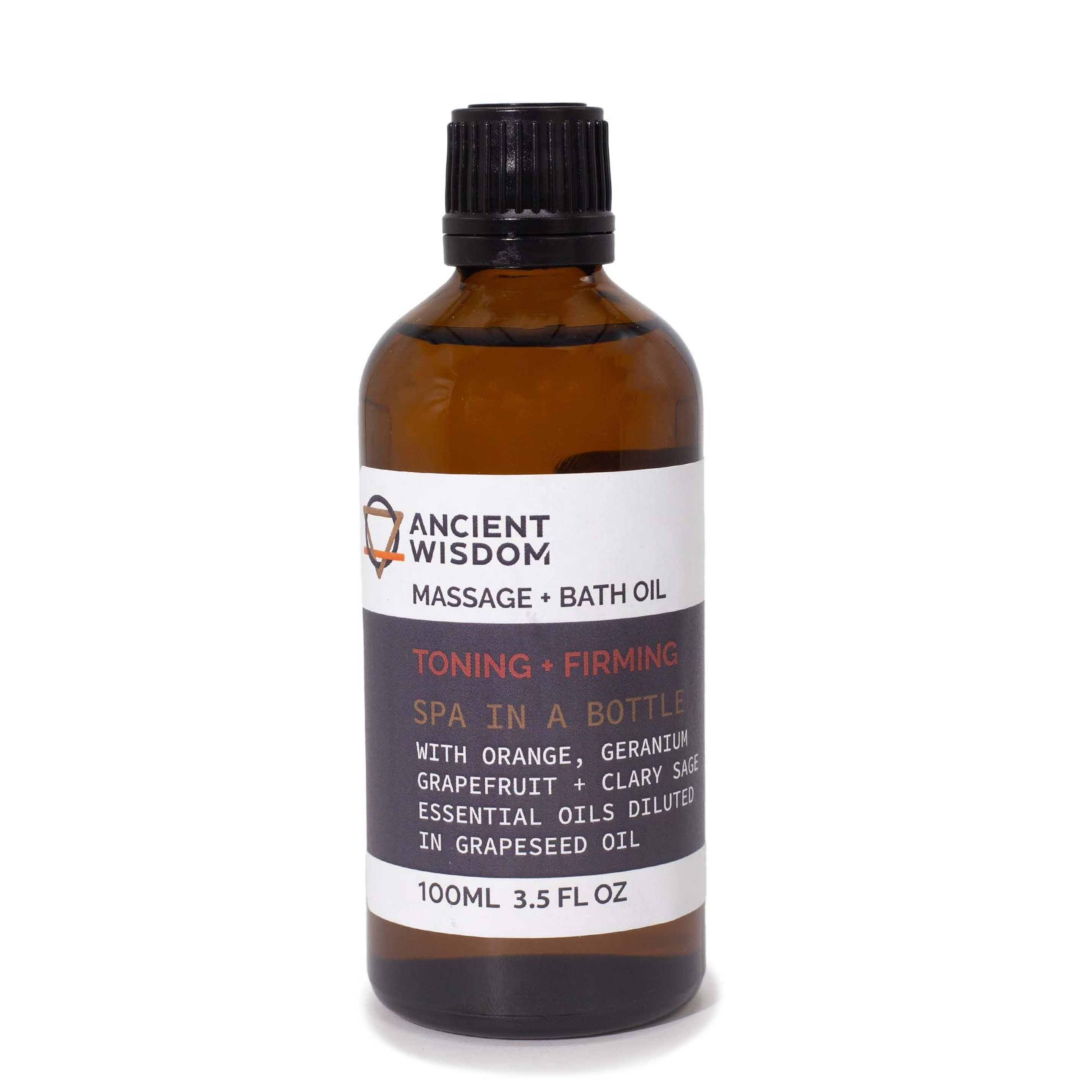 Toning & Firming Massage Oil - 100ml 1