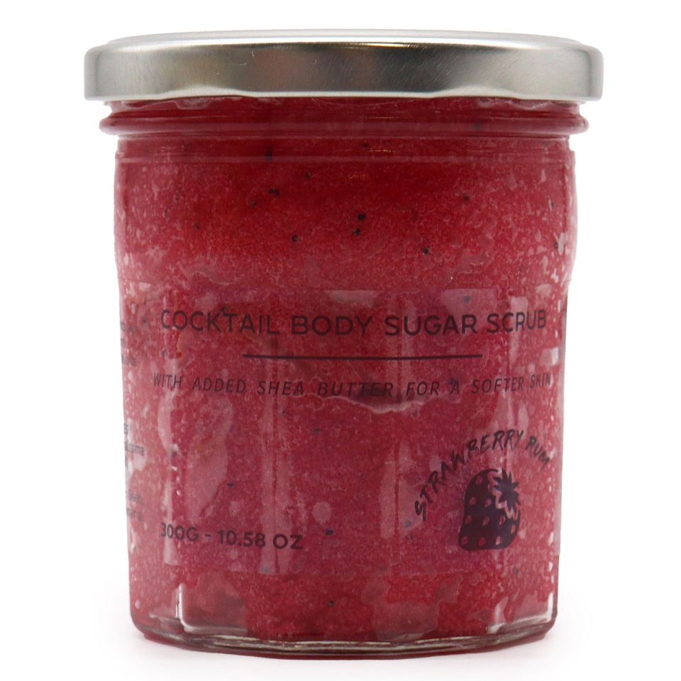 Fragranced Sugar Body Scrub - Strawberry Rum 300g 1