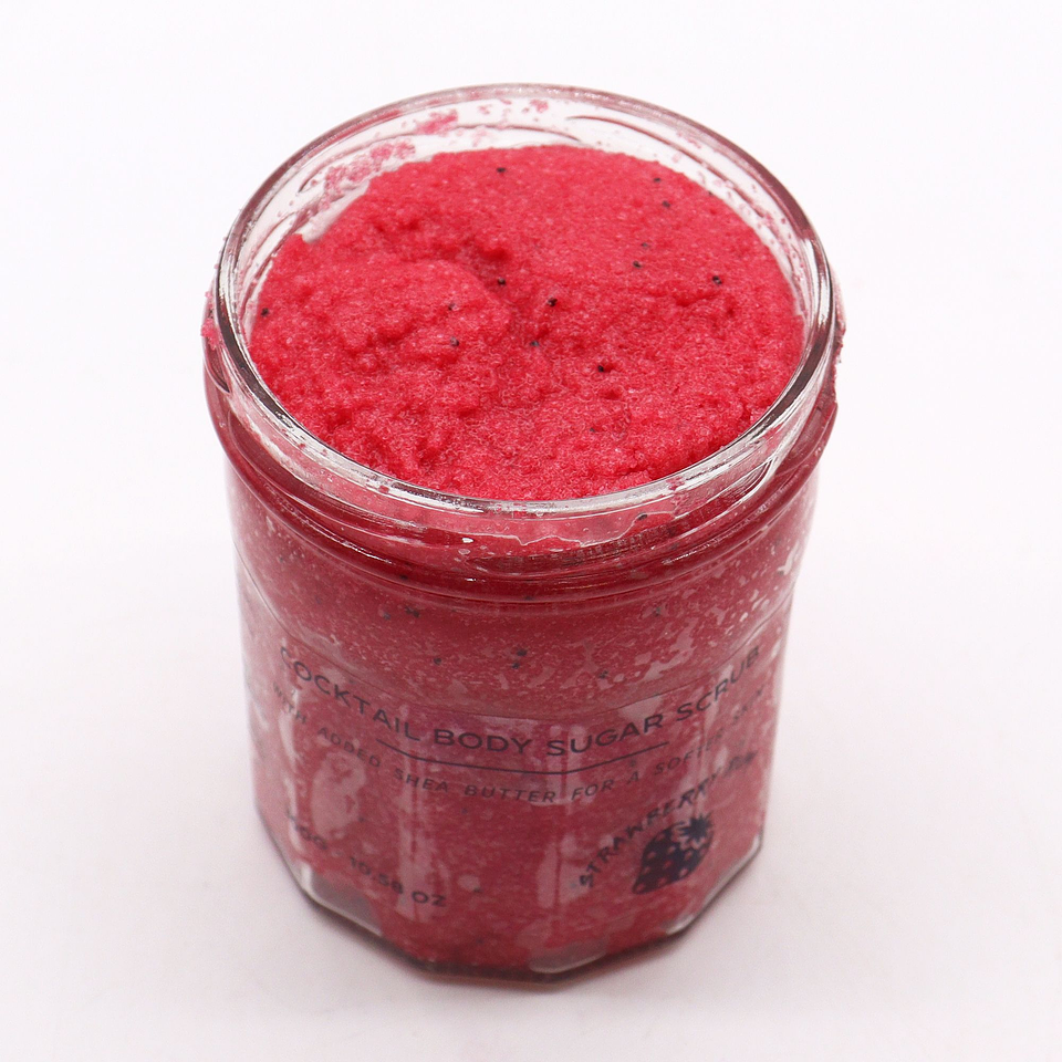 Fragranced Sugar Body Scrub - Strawberry Rum 300g 2