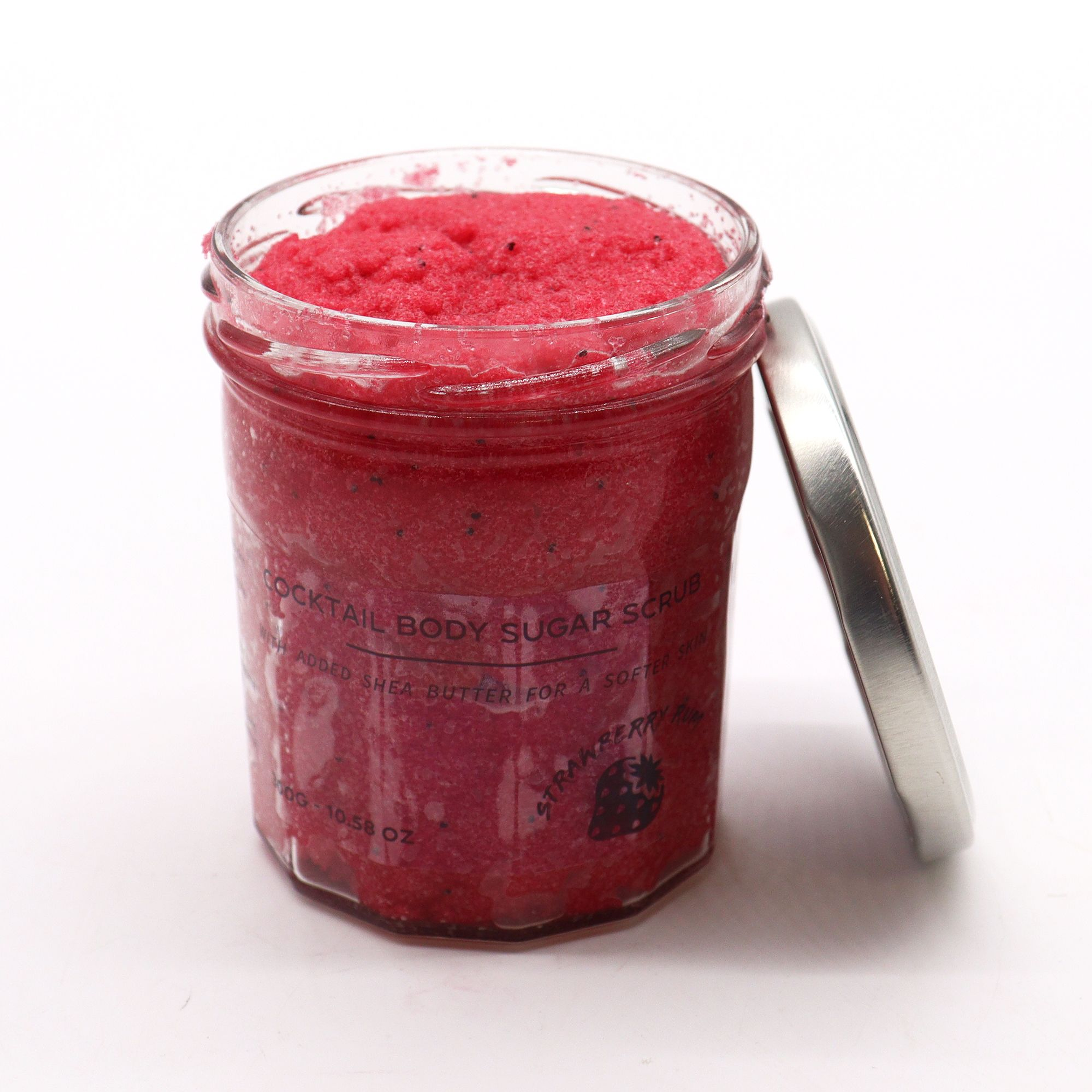 Fragranced Sugar Body Scrub - Strawberry Rum 300g 3