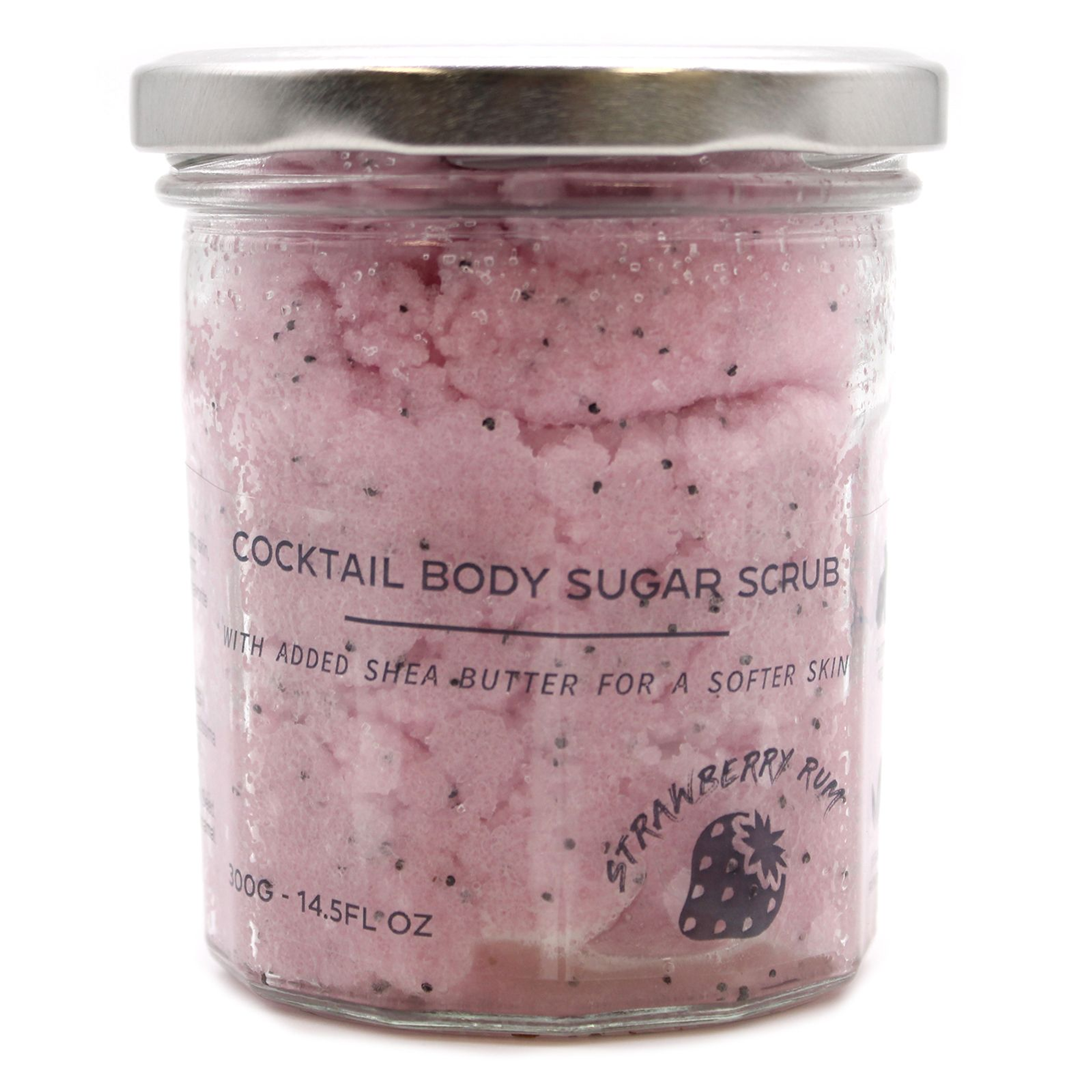 Fragranced Sugar Body Scrub - Strawberry Rum 300g 6