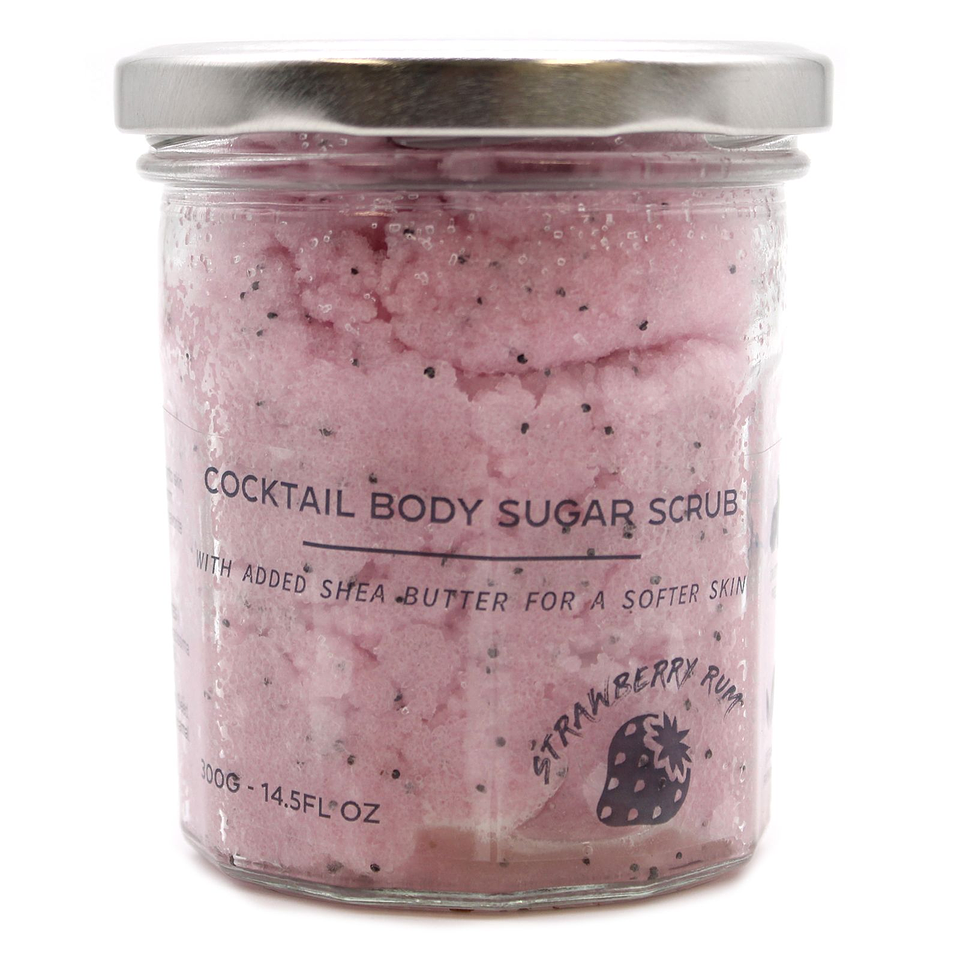 Fragranced Sugar Body Scrub - Strawberry Rum 300g 6