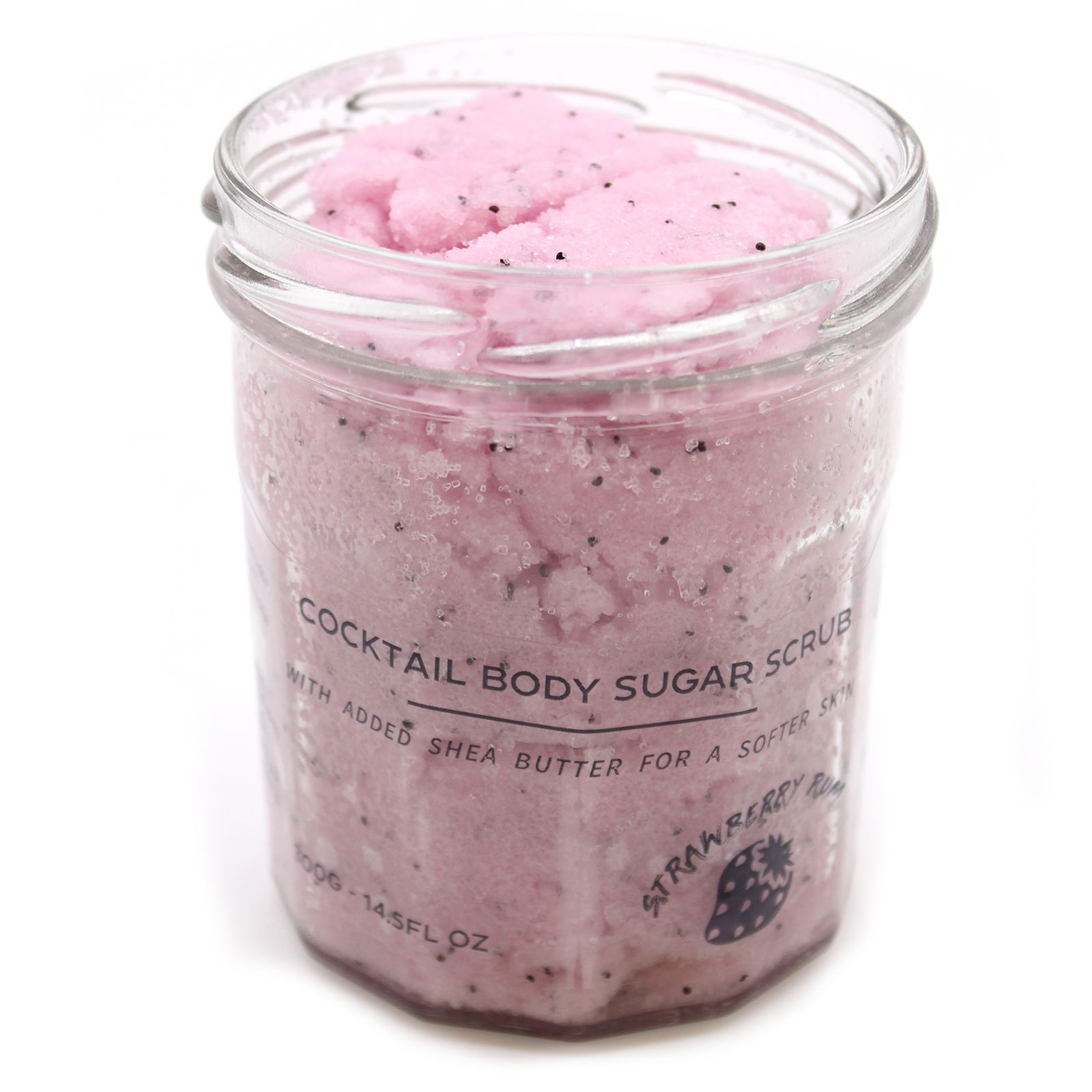 Fragranced Sugar Body Scrub - Strawberry Rum 300g 9