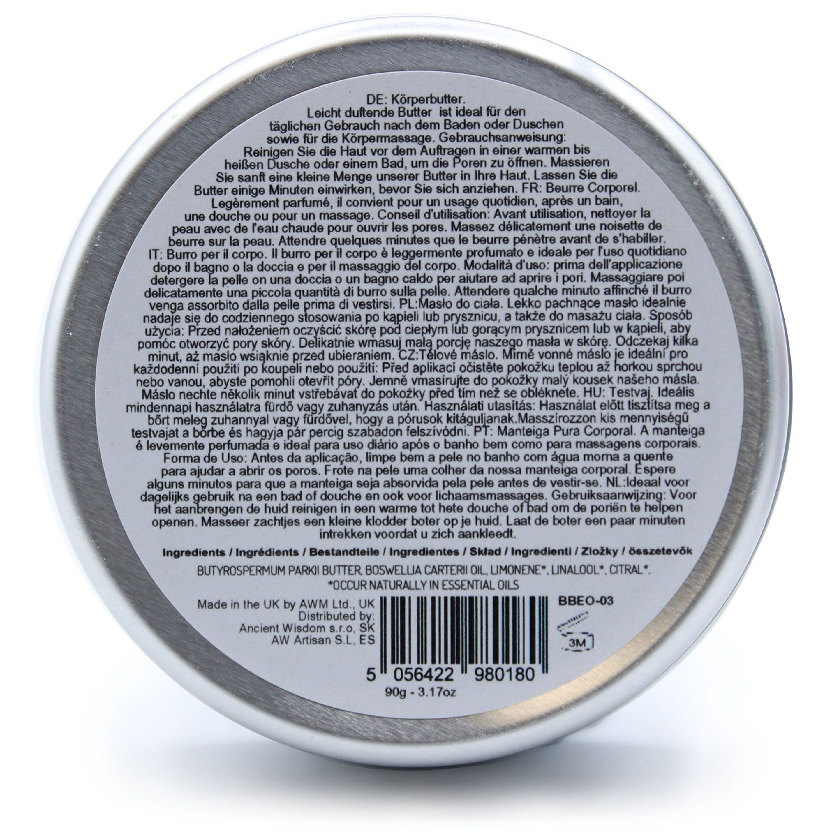 Aromatherapy Shea Body Butter 90g - Frankincense 3