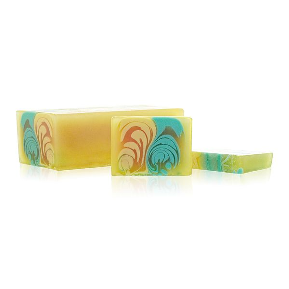 Handcrafted Soap Slice  100g  - Melon 3