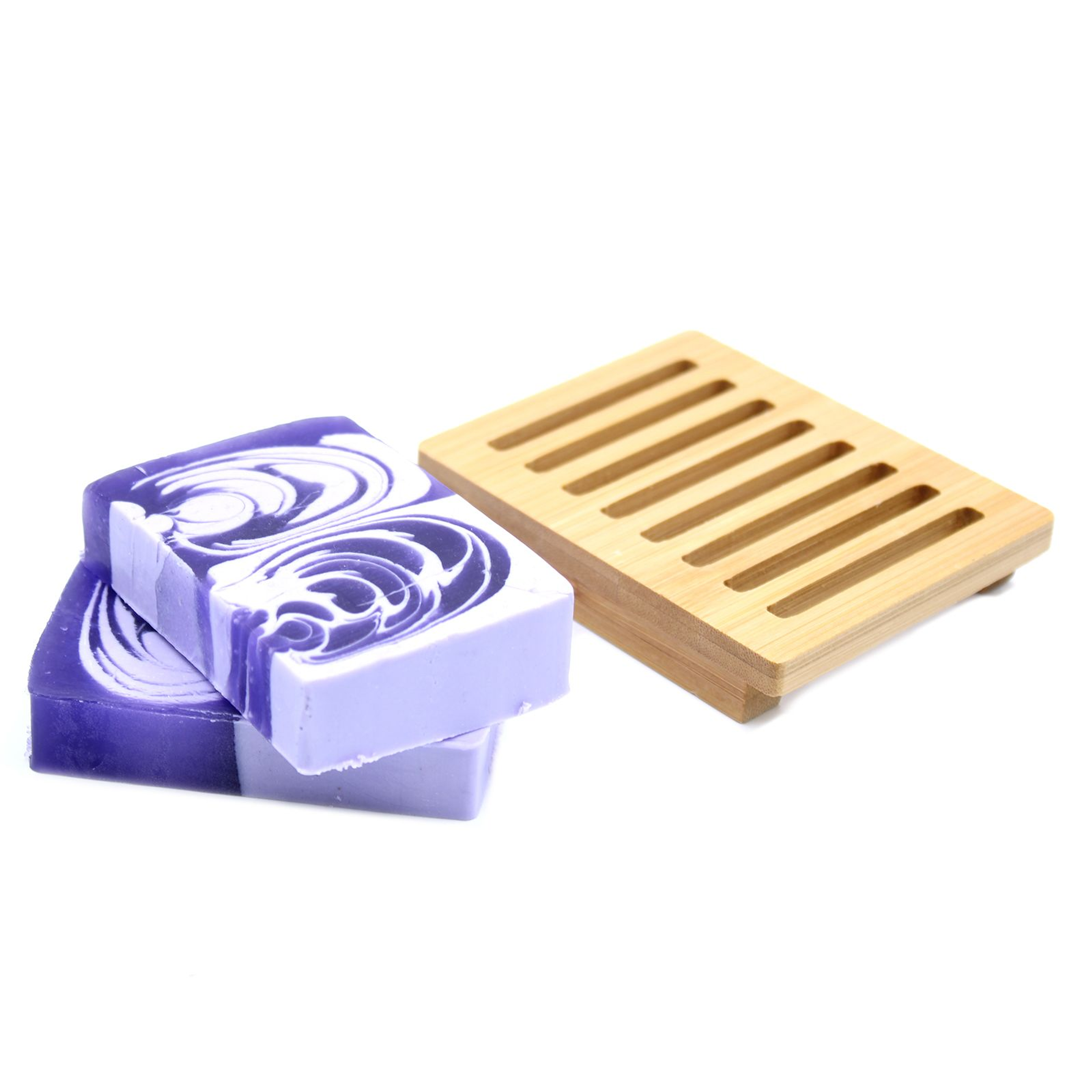 Handcrafted Soap 100g Slice  - Lilac 3
