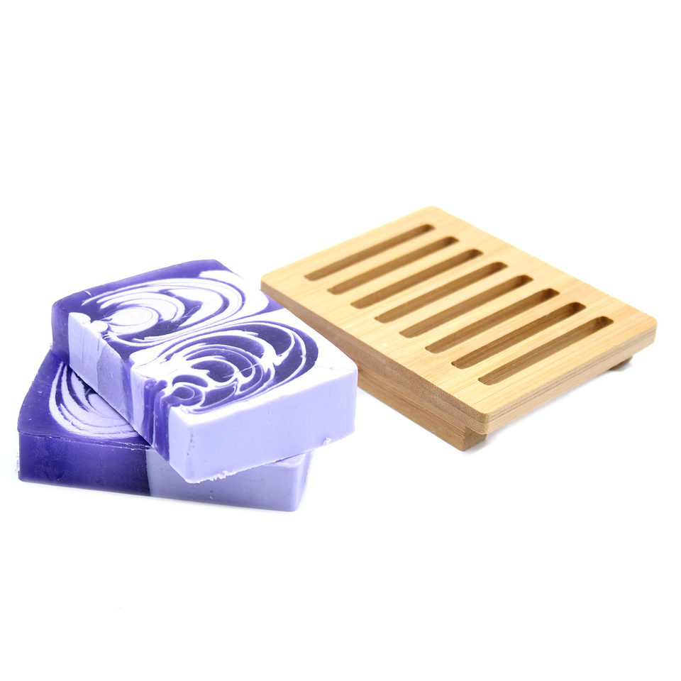 Handcrafted Soap 100g Slice  - Lilac 3