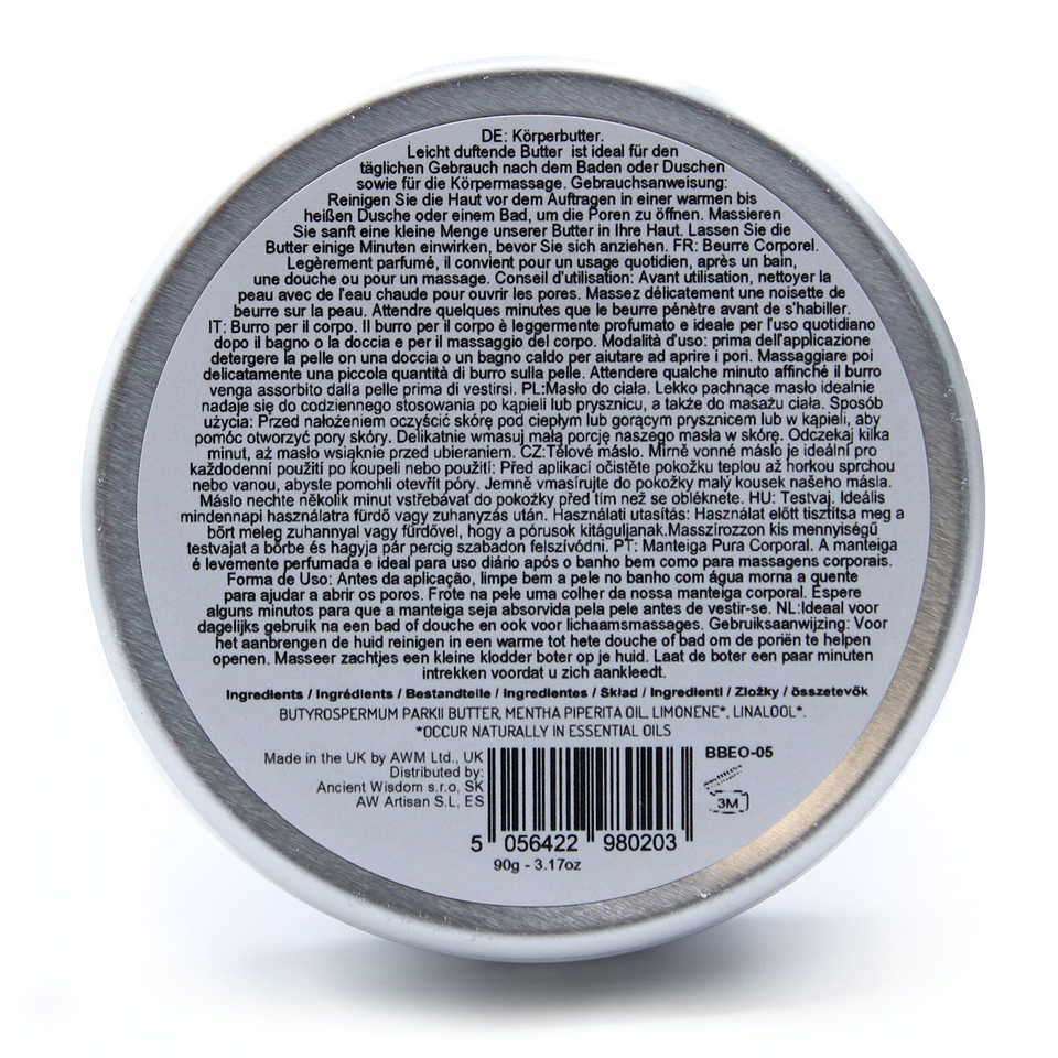 Aromatherapy Shea Body Butter 90g - Peppermint 4