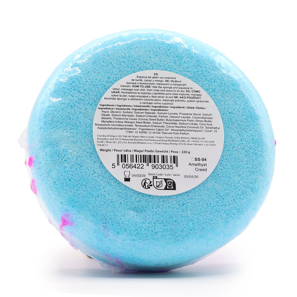 Amethyst Creed Bubble Butter Soap Sponge 3