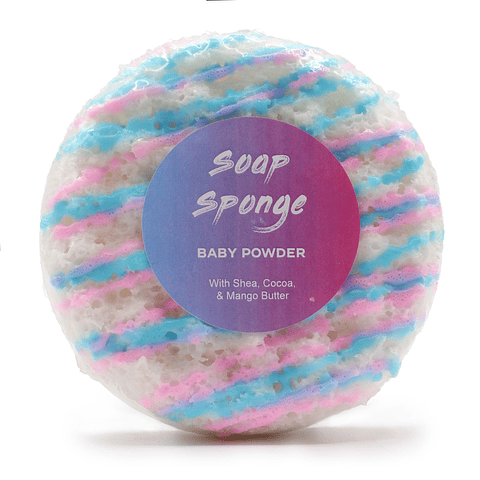 Baby Powder Butter Bubble Soap Sponge