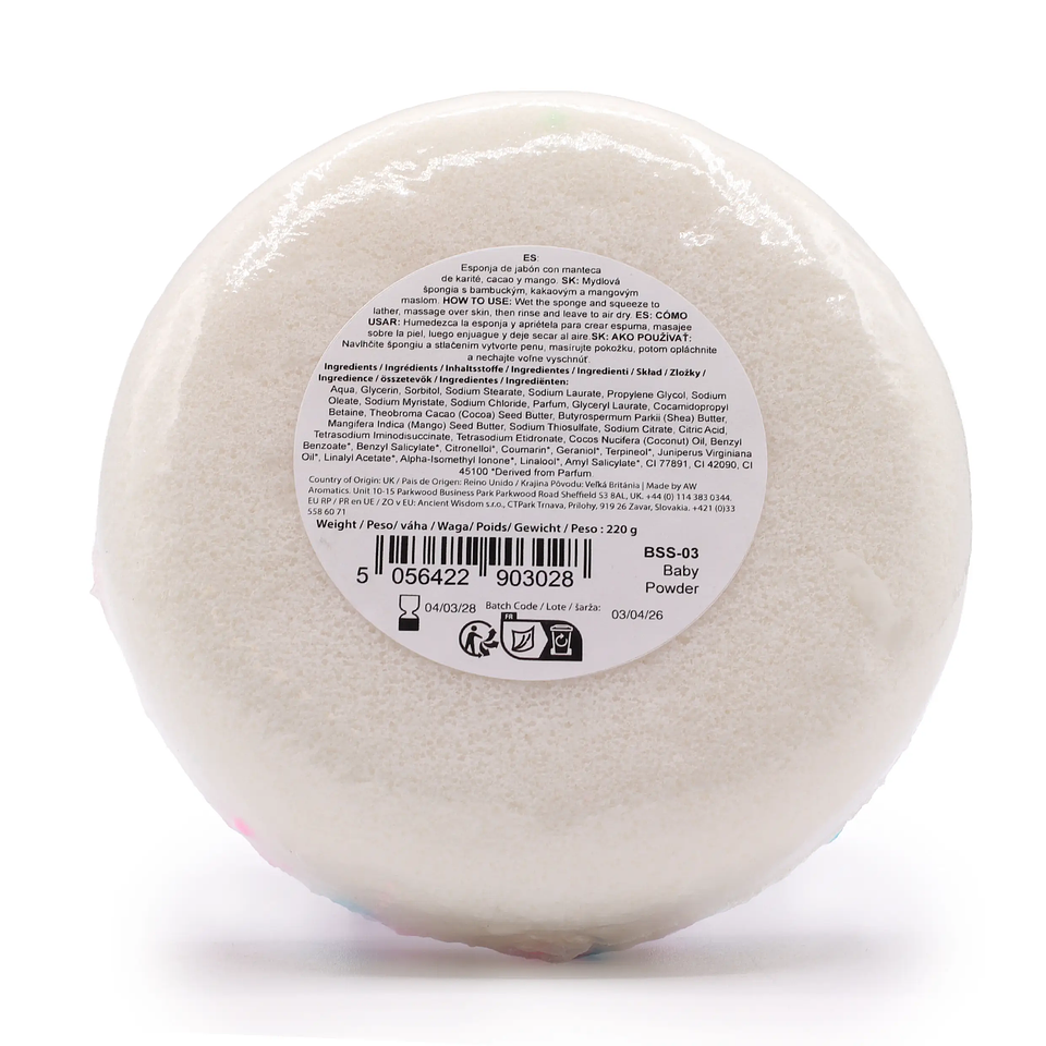 Baby Powder Butter Bubble Soap Sponge 3