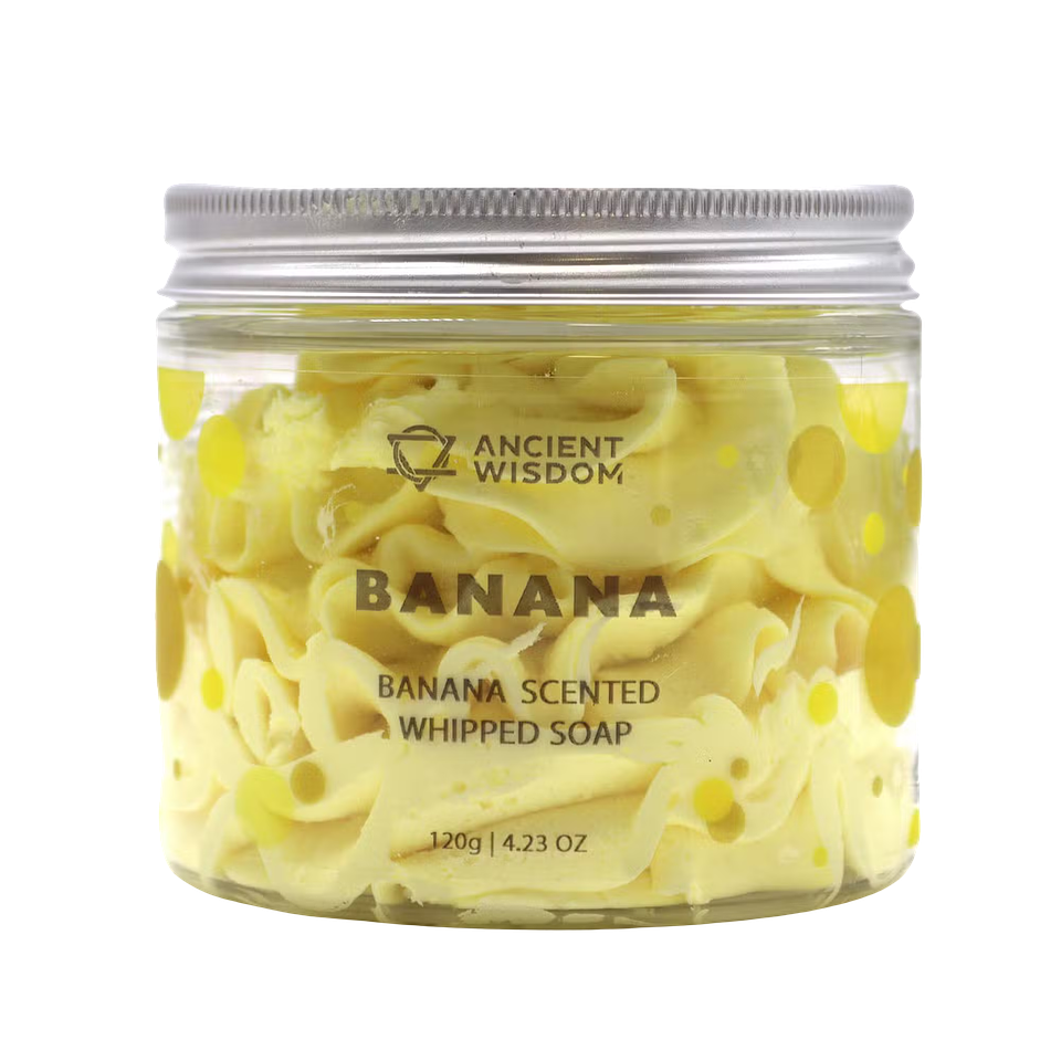 Banana Whipped Soap 120g 1