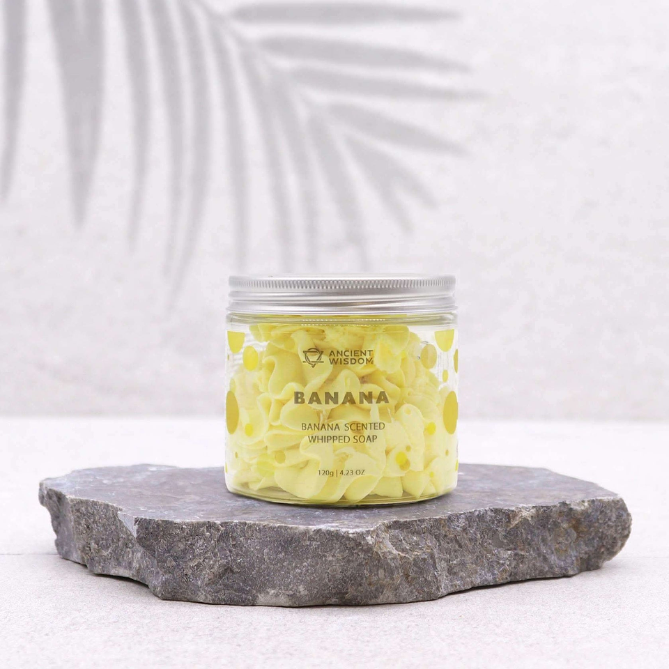 Banana Whipped Soap 120g 3