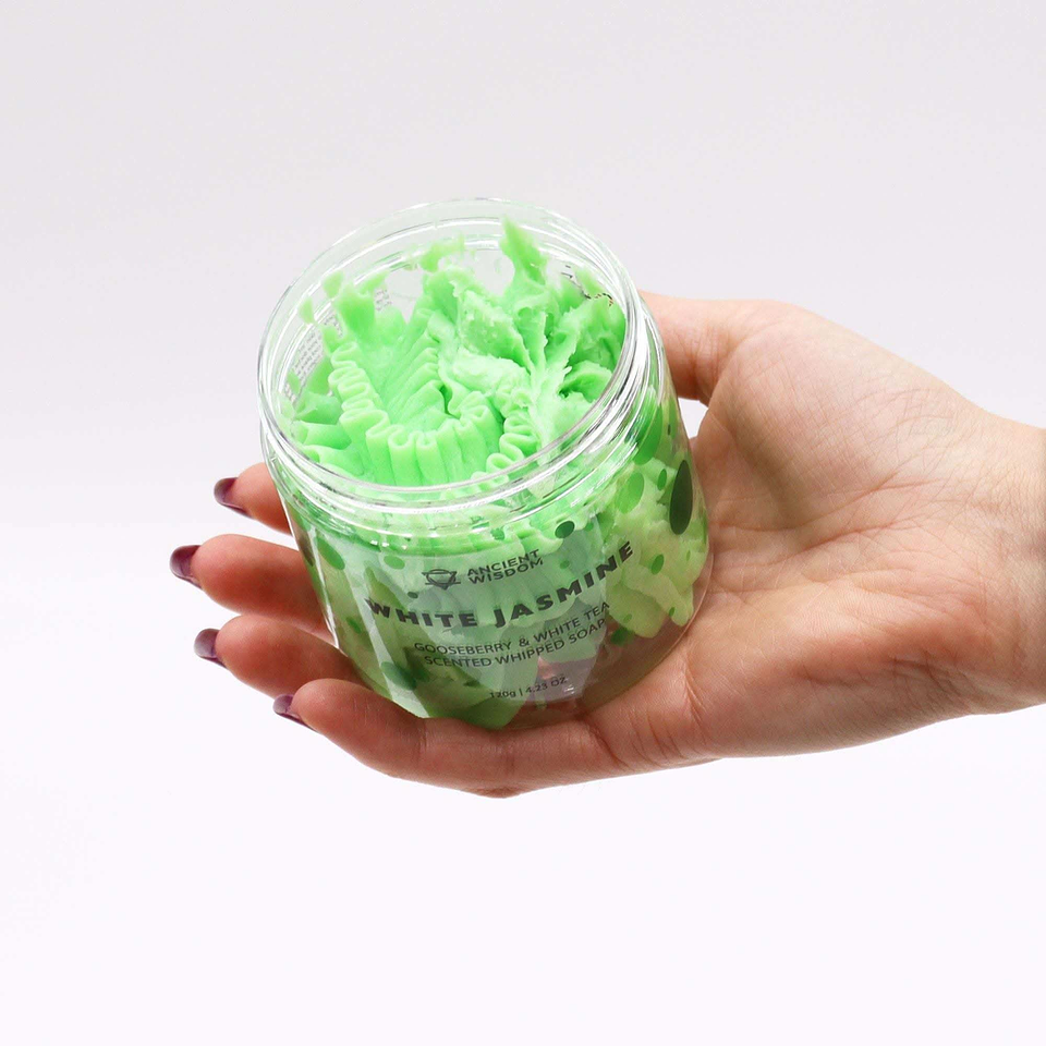 Gooseberry and White Tea Whipped Soap 2