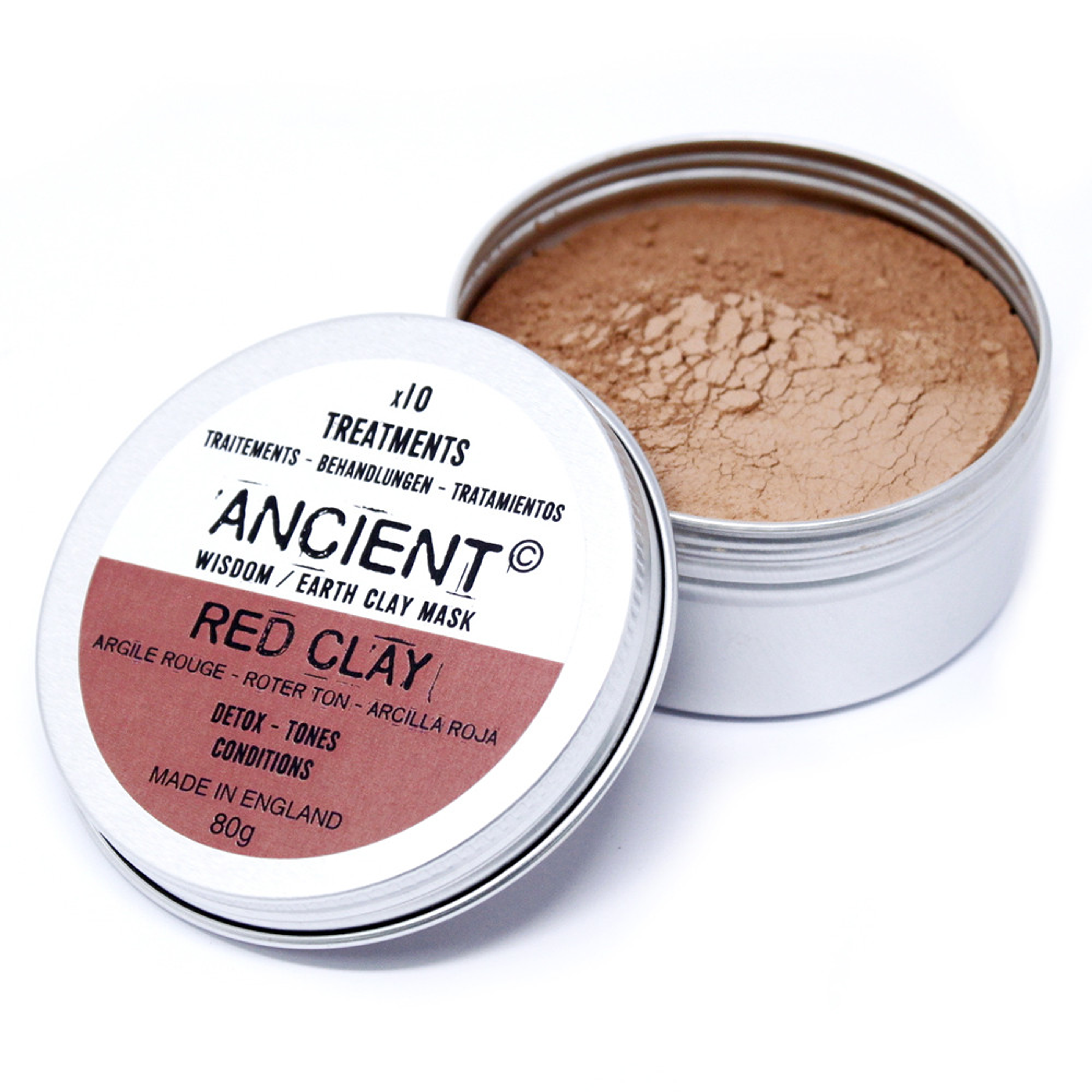 Red Clay Face Mask (80g) 1