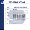 Par Cadenas Saga® Fácil Montaje SG-705