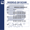 KIT Cadenas Para Nieve Rompehielos 2815CAM + Cadena Líquida Saga®