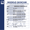 KIT Cadenas Para Nieve Rompehielos 2829CAM + Cadena Líquida Saga® 