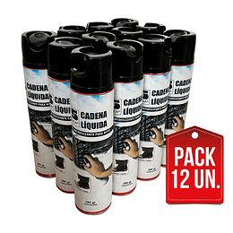 Pack Cadena Líquida x 12 Spray Antideslizante 260 Gr.