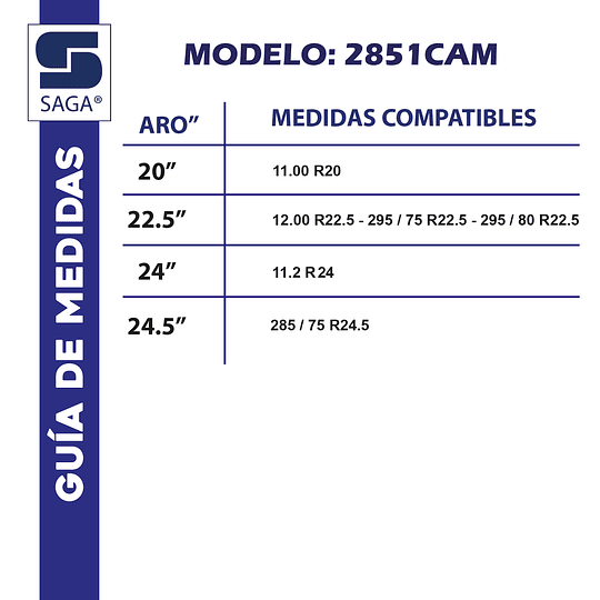 Par Cadenas Simples 2851 Saga®