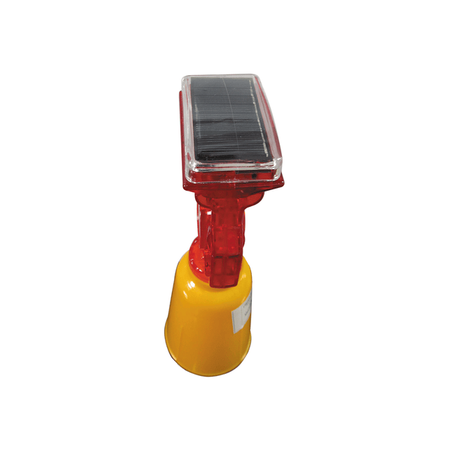 Lámpara Faena Solar Bidirecional Para Conos Rojo - V0035