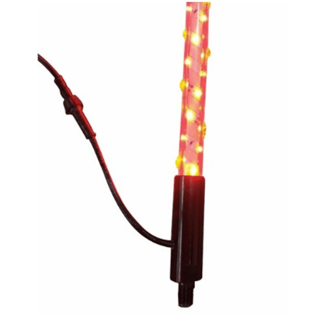 Pértiga Minera Full Led Roja 12' - I0033