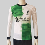 (M011) Camiseta 2º Liverpool - Versión Jugador - Manga Larga - 23/24