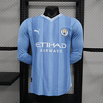 (M010) Camiseta 1º Manchester City - Versión Jugador - Manga Larga - 23/24