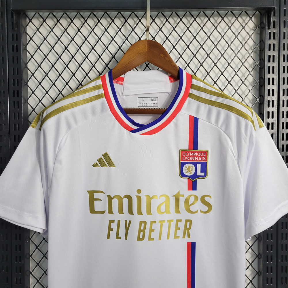 (M001) Camiseta 1º Olympique Lyon - Versión Fan - 23/24