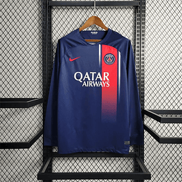 (M007) Camiseta 1º Paris Saint-Germain - Versión Fan - Manga Larga - 23/24