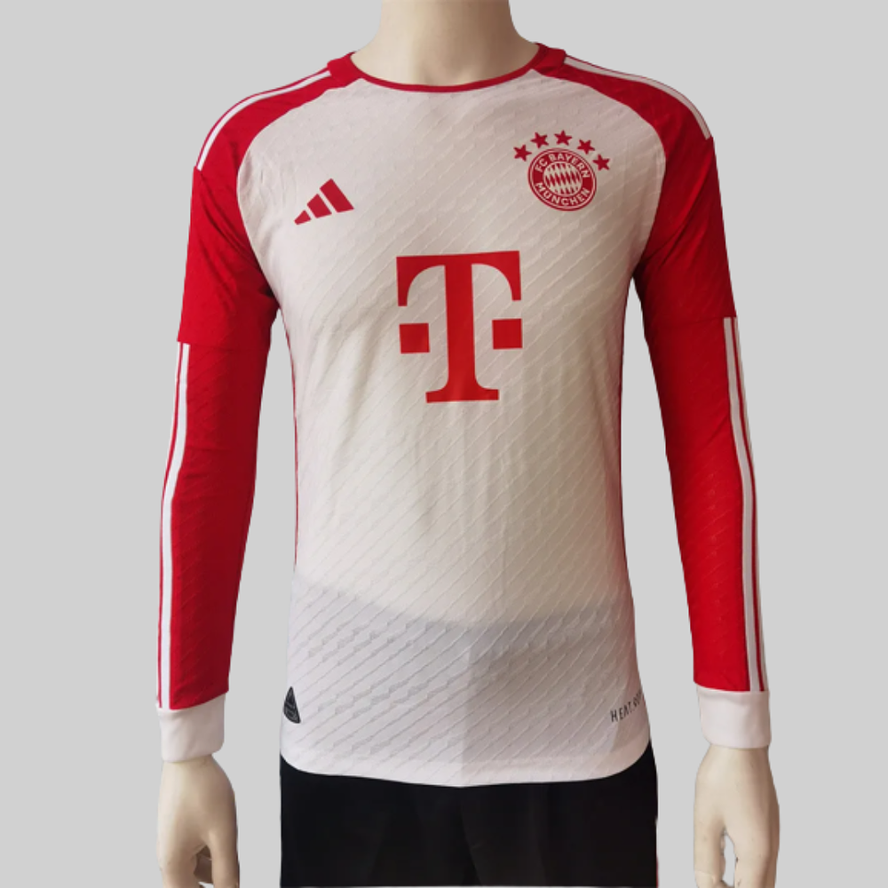 (M010) Camiseta 1º Bayern Múnich 23-24  - Versión Jugador - Manga Larga - 23/24