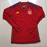 (N010) Camiseta 1º España - Versión Jugador - Manga Larga - 22/23