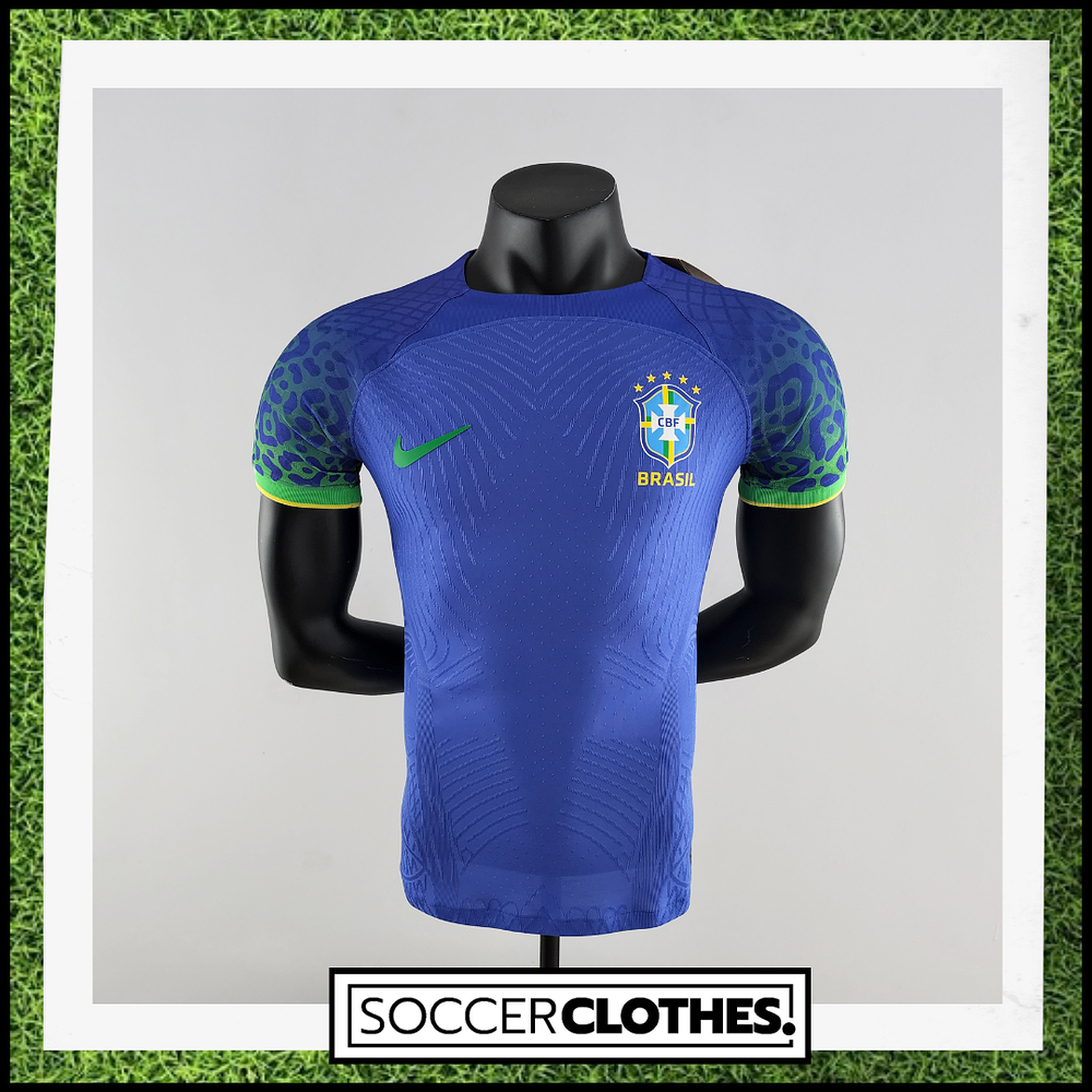 (N005) Camiseta 2º Brasil - Versión Jugador - 22/23