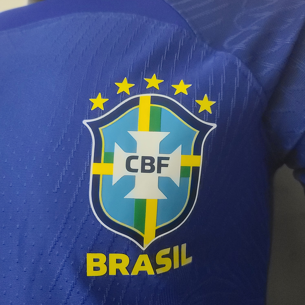 (N011) Camiseta 2º Brasil - Versión Jugador - Manga Larga - 22/23