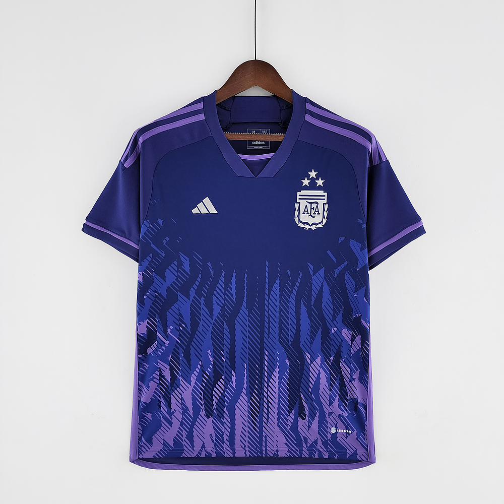 (N012) Camiseta 2º Argentina Campeona - Versión Fan - 22/23