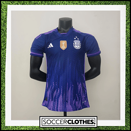 (N015) Camiseta 2º Argentina Campeona- Versión Jugador - 22/23