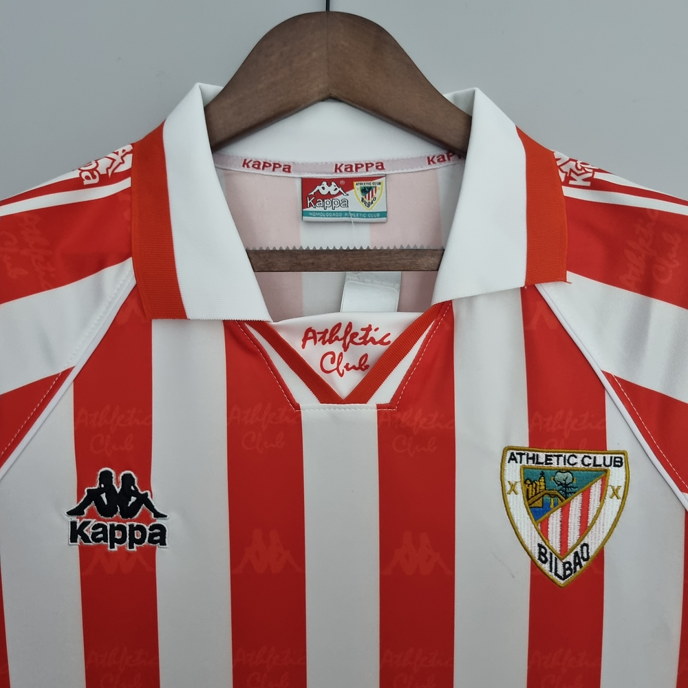 (ZO001) Camiseta 1º Athletic Bilbao - Versión Fan - Retro - 95/96