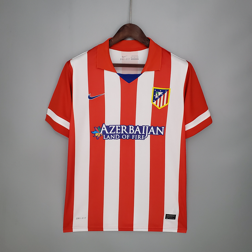 (W001) Camiseta 1º Atlético de Madrid - Versión Fan - Retro - 13/14