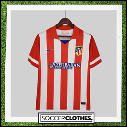 (W001) Camiseta 1º Atlético de Madrid - Versión Fan - Retro - 13/14