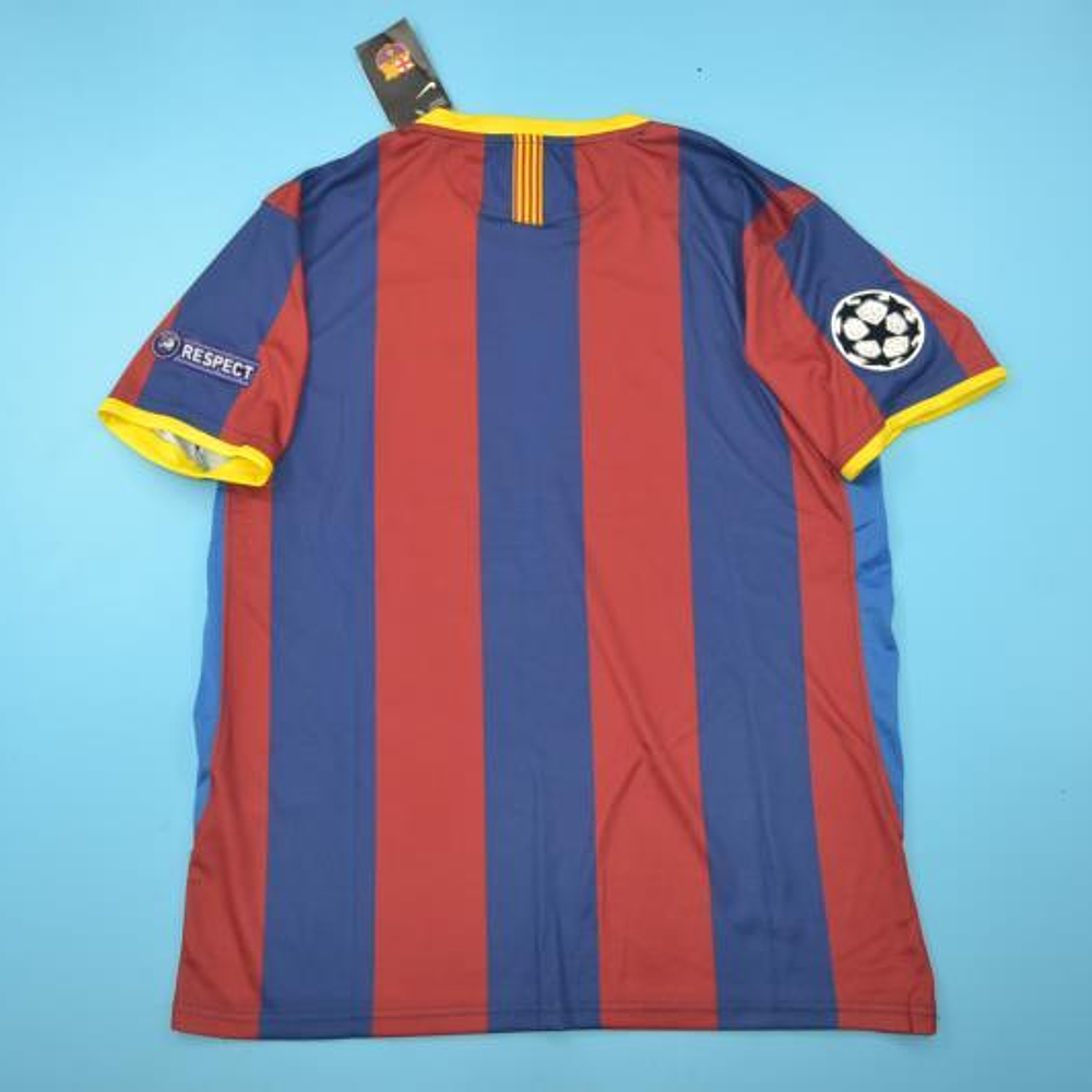 (Z022) Camiseta 1º Barcelona - Final Champions Londres 2011 - Versión Fan - Retro - 10/11